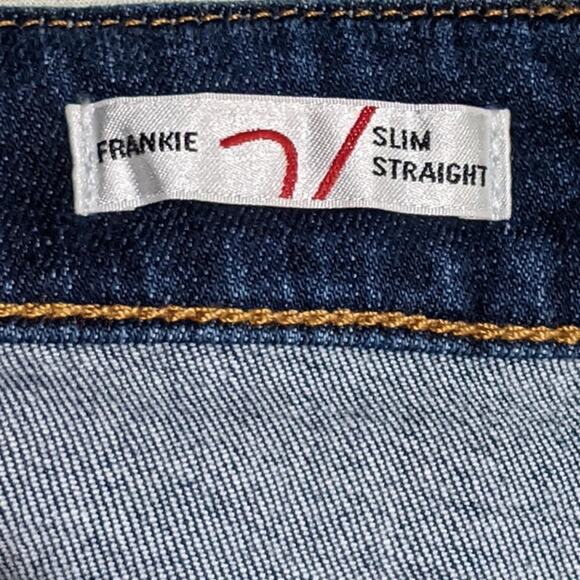 NWT Vigoss Frankie Slim Straight Leg Jeans Dark Wash Women's Size 31 - Picture 11 of 14